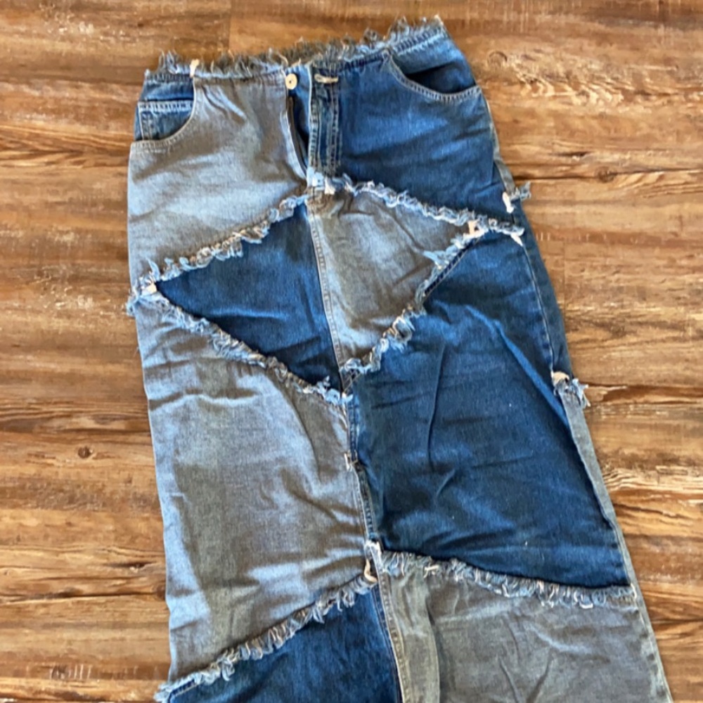 Long jean Skirt